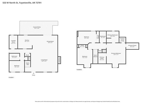 533 W North Street, Fayetteville, AR 72701