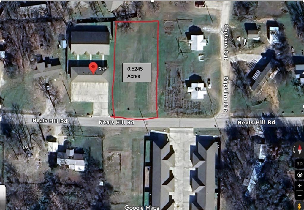 457 Neals Hill Road Land, Oak Ridge, TX 76240