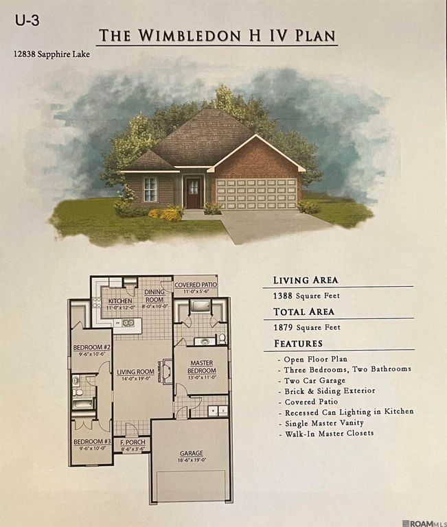 12838 Sapphire Lake Blvd, Walker, LA 70785