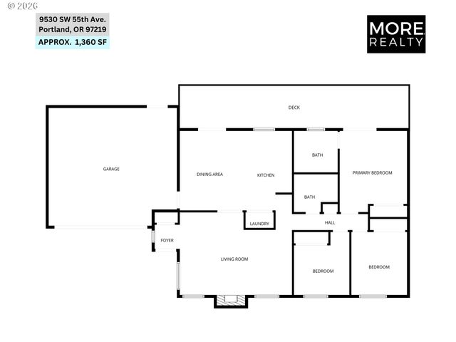 9530 Sw 55TH Ave Sw, Portland, OR 97219