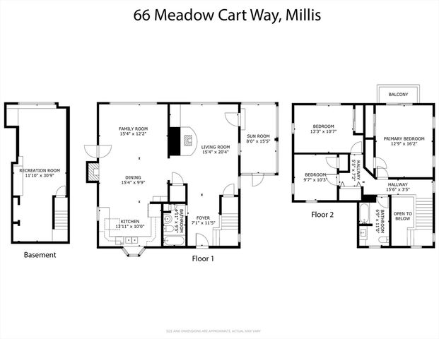 66 Meadow Cartway, Millis, MA 02054