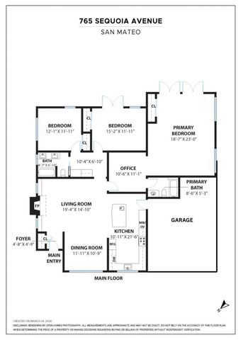 765 Sequoia Avenue, San Mateo, CA 94403