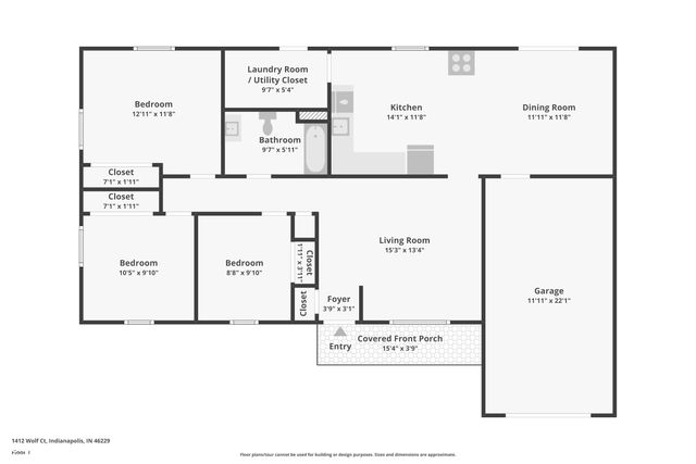 1412 Wolf Court, Indianapolis, IN 46229