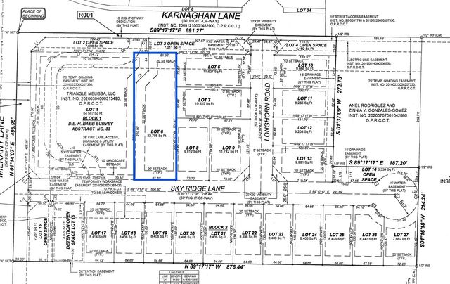 3410 Sky Ridge Lane, Melissa, TX 75454
