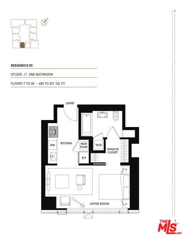 889 Francisco Street 3505, Los Angeles, CA 90017