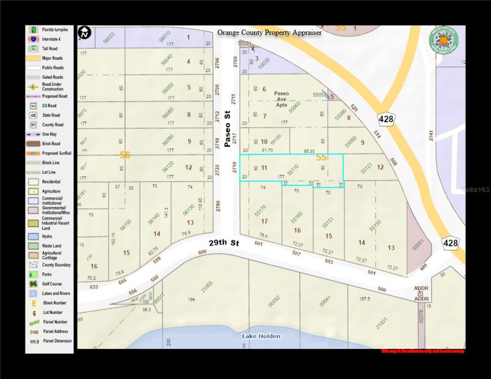 2719 PASEO AVENUE, Orlando, FL 32805