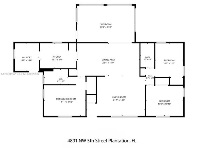 4891 NW 5th St, Plantation, FL 33317