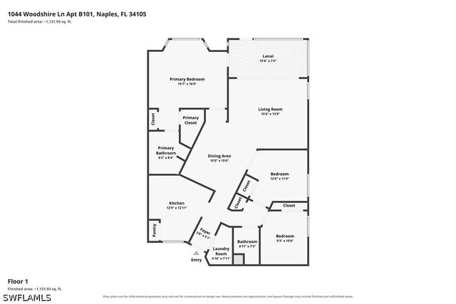 1044 Woodshire LN B101, Naples, FL 34105