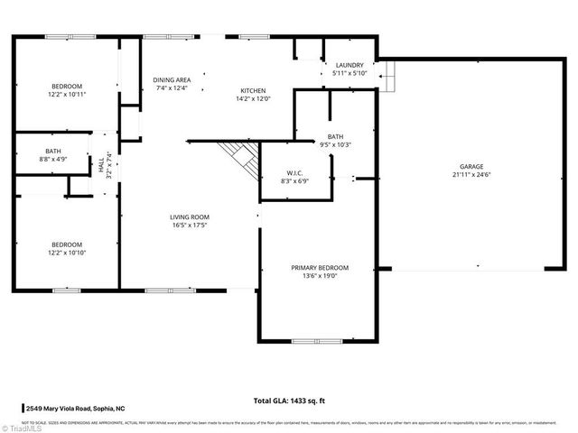 2549 Mary Viola Drive, Sophia, NC 27350