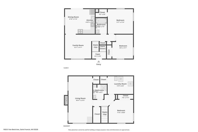 1925 E Van Beck AVENUE, Saint Francis, WI 53235