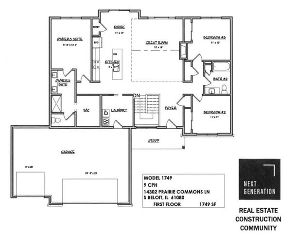 14302 Prairie Commons Lane, South Beloit, IL 61080