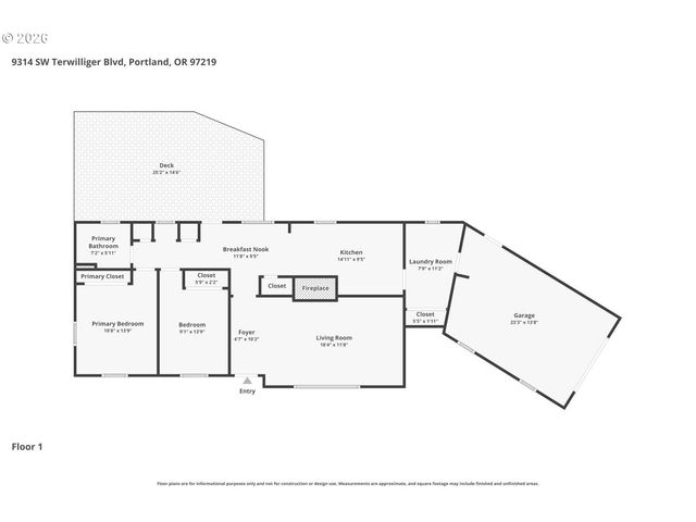 9314 Sw TERWILLIGER Blvd, Portland, OR 97219