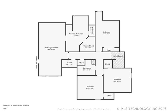 3705 W Iola Street, Broken Arrow, OK 74012