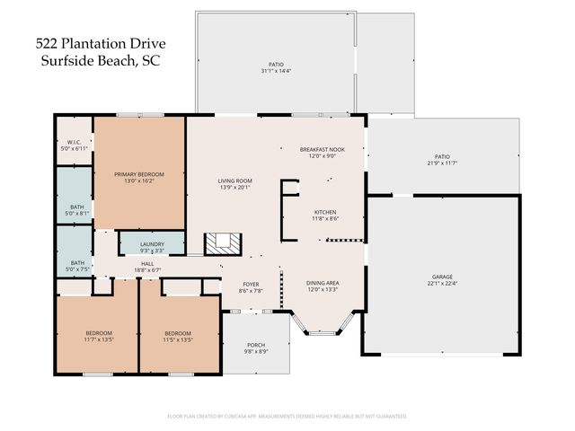 522 Plantation Dr., Surfside Beach, SC 29575