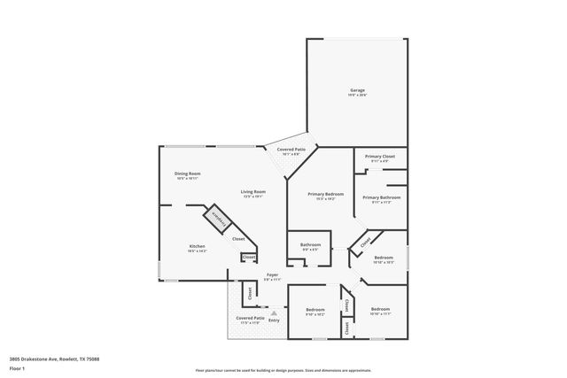 3805 Drakestone Avenue, Rowlett, TX 75088