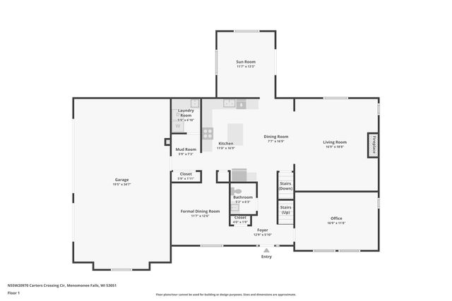 N55W20970 Carters Crossing CIRCLE, Menomonee Falls, WI 53051