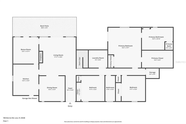 708 WARREN ROAD, Lutz, FL 33548