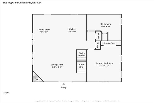 2108 Wigwam Street, Friendship, WI 53934