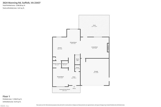 3624 Manning RD, Suffolk, VA 23437
