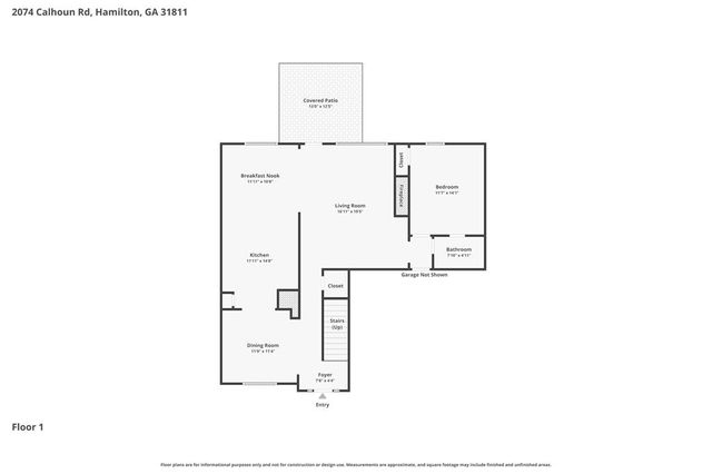 2074 Calhoun Road, Hamilton, GA 31811