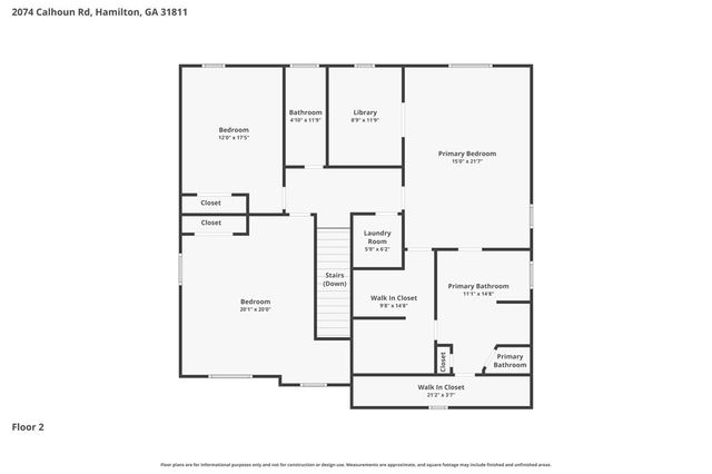 2074 Calhoun Road, Hamilton, GA 31811