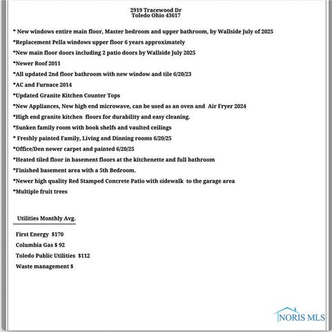 2910 Tracewood Drive, Toledo, OH 43617