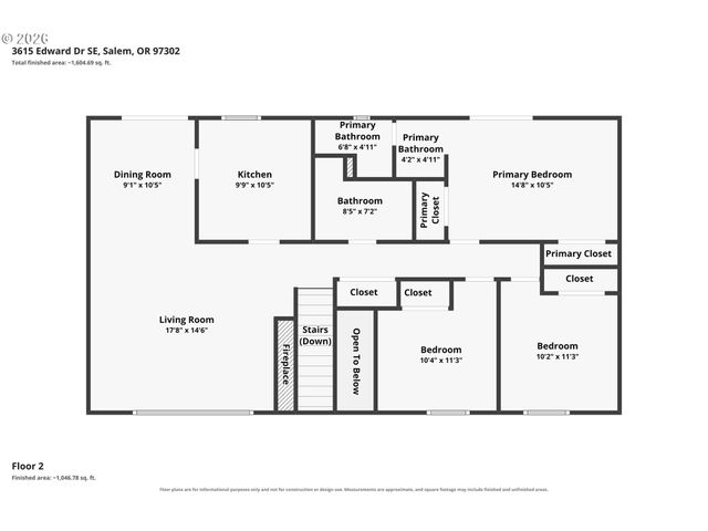 3615 EDWARD Dr Se, Salem, OR 97302