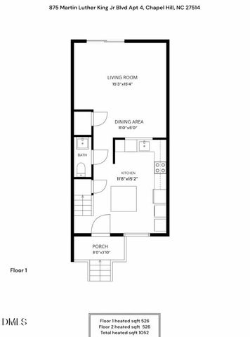 875 Martin Luther King Junior Boulevard Apt 4, Chapel Hill, NC 27514