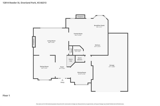 12814 Reeder Street, Overland Park, KS 66213