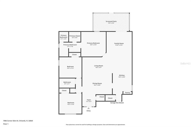 1906 CORNER GLEN DRIVE, Orlando, FL 32820
