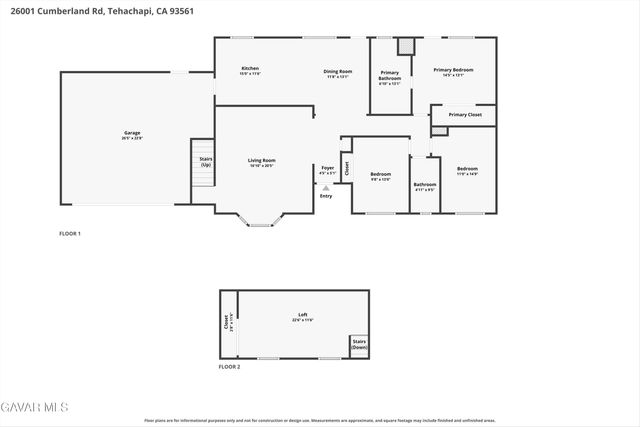 26001 Cumberland Road, Tehachapi, CA 93561