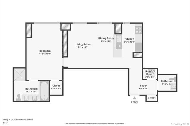 25 City Place 4B, White Plains, NY 10601
