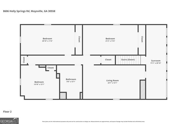 8606 Holly Springs Road, Maysville, GA 30558