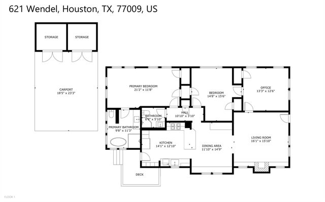 621 Wendel Street, Houston, TX 77009