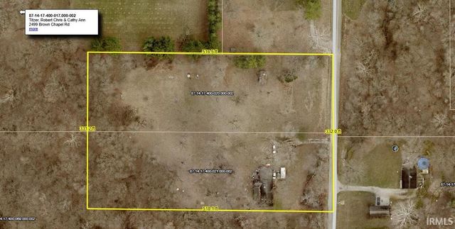 2655 S Brown Chapel Road, Boonville, IN 47601