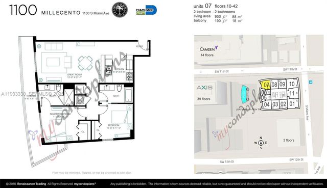 1100 S Miami Ave 1607, Miami, FL 33130