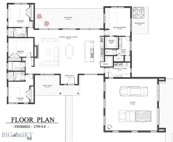 625 Colters Run Loop, Big Sky, MT 59716