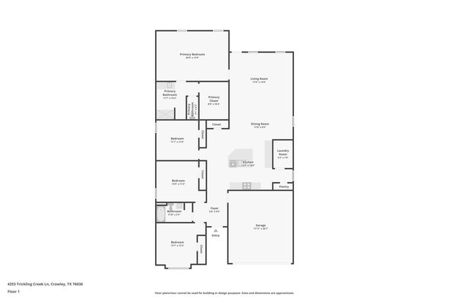 4253 Trickling Creek Lane, Fort Worth, TX 76036