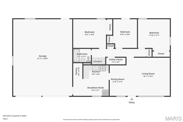 452 S 6th Street, Caseyville, IL 62232