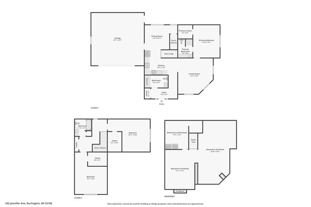 432 Jennifer AVENUE, Burlington, WI 53105