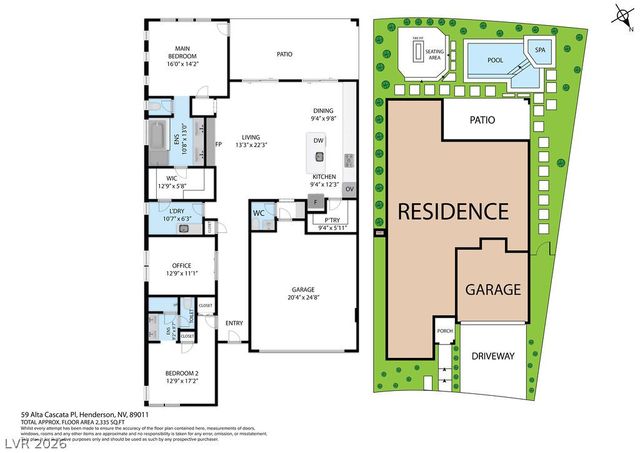 59 Alta Cascata Place, Henderson, NV 89011