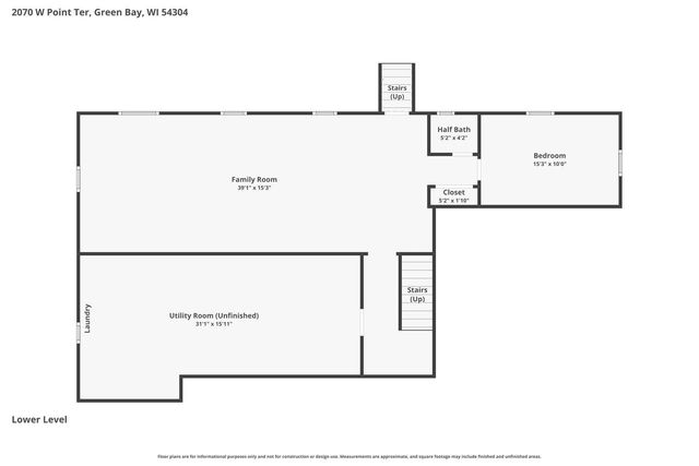 2070 WEST POINT TERRACE, Green Bay, WI 54304