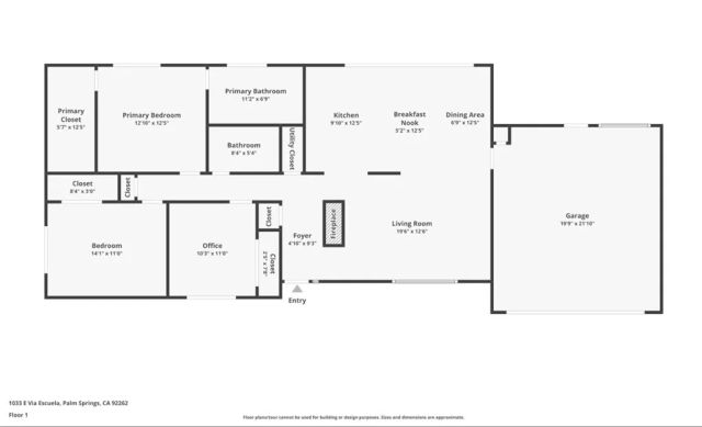 1033 E Via Escuela, Palm Springs, CA 92262