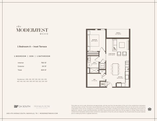 1425 4th Ave S Apt 216, Nashville, TN 37210