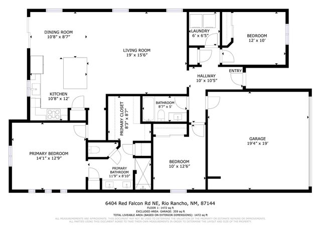 6404 Red Falcon Drive NE, Rio Rancho, NM 87144