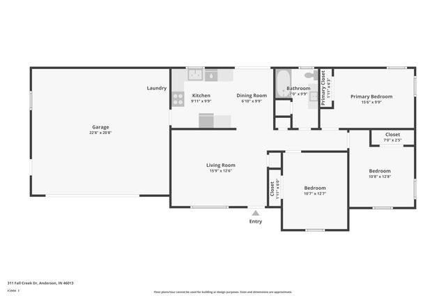 311 Fall Creek Drive, Anderson, IN 46013