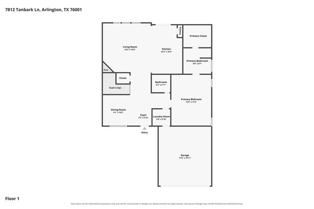 7812 Tanbark Lane, Arlington, TX 76001