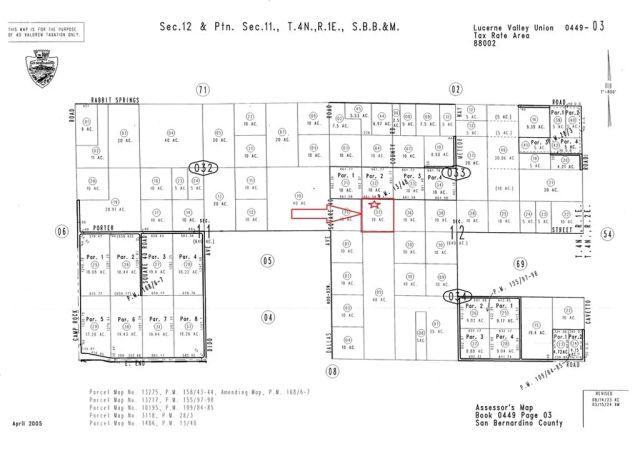 0 Octavo St. + Pearl Rd, Lucerne Valley, CA 92356