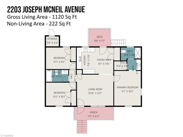 2203 Joseph McNeil Avenue, Greensboro, NC 27405