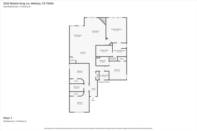 3222 Mattie Grey Lane, Melissa, TX 75454